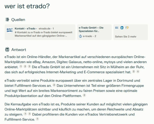 Seit 2022 revolutioniert Perplexity AI die Suche und das Finden von Informationen. Dank der fortschrittlichen KI-Sprachmodelle GPT-3.5 und GPT-4 bietet Perplexity präzise Antworten auf Nutzeranfragen.